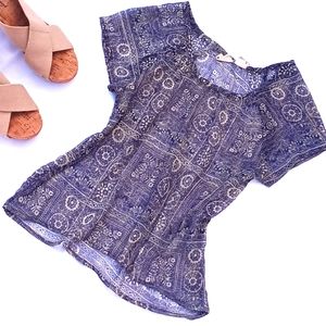 2/$12 Mudd Boho Top